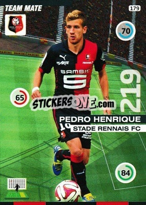 Sticker Pedro Henrique - FOOT 2015-2016. Adrenalyn XL - Panini