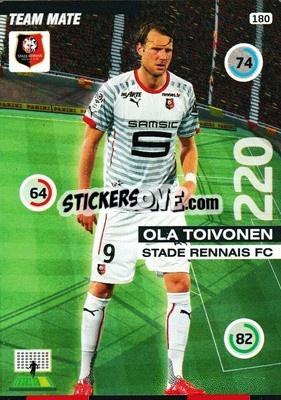 Sticker Ola Toivonen - FOOT 2015-2016. Adrenalyn XL - Panini