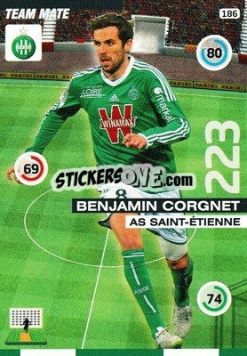 Sticker Benjamin Corgnet - FOOT 2015-2016. Adrenalyn XL - Panini