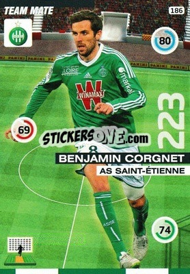 Cromo Benjamin Corgnet - FOOT 2015-2016. Adrenalyn XL n. 186 - Panini