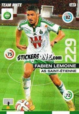 Sticker Fabien Lemoine - FOOT 2015-2016. Adrenalyn XL n. 187 - Panini
