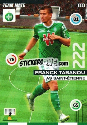 Sticker Franck Tabanou - FOOT 2015-2016. Adrenalyn XL n. 188 - Panini