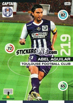 Sticker Abel Aguilar - FOOT 2015-2016. Adrenalyn XL n. 191 - Panini
