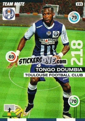 Cromo Tongo Doumbia - FOOT 2015-2016. Adrenalyn XL n. 195 - Panini