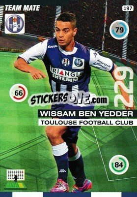 Sticker Wissam Ben Yedder - FOOT 2015-2016. Adrenalyn XL n. 197 - Panini