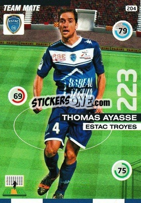 Sticker Thomas Ayasse - FOOT 2015-2016. Adrenalyn XL n. 204 - Panini