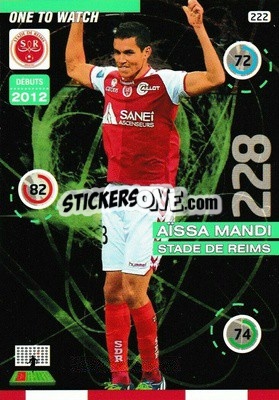 Cromo Aissa Mandi - FOOT 2015-2016. Adrenalyn XL n. 222 - Panini