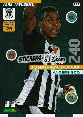 Sticker Jonathan Kodija - FOOT 2015-2016. Adrenalyn XL n. 227 - Panini
