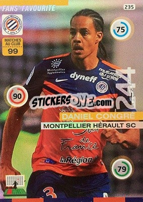 Sticker Daniel Congre - FOOT 2015-2016. Adrenalyn XL n. 235 - Panini