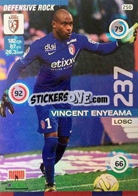 Sticker Vincent Enyeama - FOOT 2015-2016. Adrenalyn XL - Panini