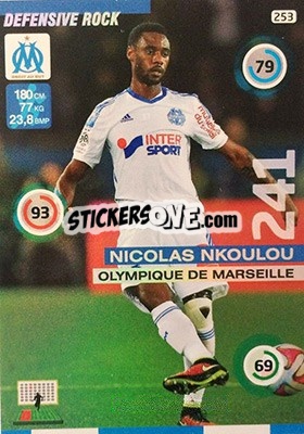Sticker Nicolas Nkoulou - FOOT 2015-2016. Adrenalyn XL - Panini
