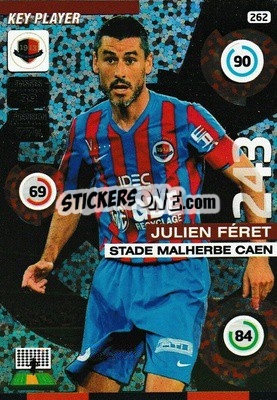 Sticker Julien Feret - FOOT 2015-2016. Adrenalyn XL n. 262 - Panini
