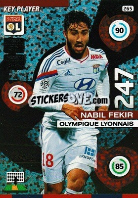 Sticker Nabil Fekir - FOOT 2015-2016. Adrenalyn XL n. 265 - Panini