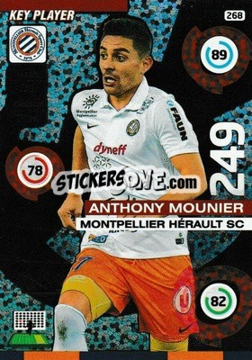 Sticker Anthony Mounier - FOOT 2015-2016. Adrenalyn XL - Panini