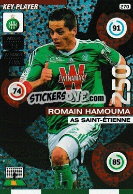Sticker Romain Hamouma - FOOT 2015-2016. Adrenalyn XL n. 270 - Panini