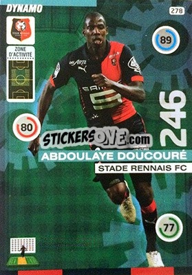 Figurina Abdoulaye Doucoure - FOOT 2015-2016. Adrenalyn XL - Panini