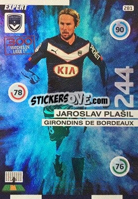 Sticker Jaroslav Plašil - FOOT 2015-2016. Adrenalyn XL n. 281 - Panini