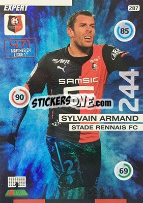Sticker Sylvain Armand - FOOT 2015-2016. Adrenalyn XL - Panini