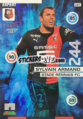 Sticker Sylvain Armand - FOOT 2015-2016. Adrenalyn XL n. 287 - Panini