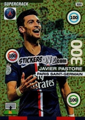 Sticker Javier Pastore - FOOT 2015-2016. Adrenalyn XL - Panini