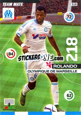 Cromo Rolando - FOOT 2015-2016. Adrenalyn XL n. 318 - Panini