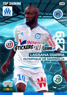 Sticker Lassana Diarra - FOOT 2015-2016. Adrenalyn XL - Panini