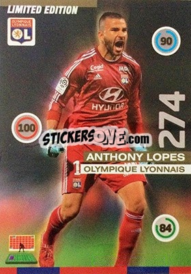 Sticker Anthony Lopes - FOOT 2015-2016. Adrenalyn XL n. LE-AL - Panini