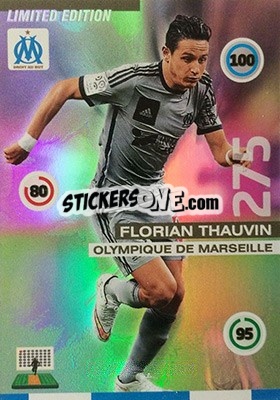 Sticker Florian Thauvin - FOOT 2015-2016. Adrenalyn XL n. LE-FT - Panini