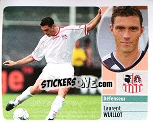 Sticker Laurent Wuillot - FOOT 2002-2003 n. 2 - Panini