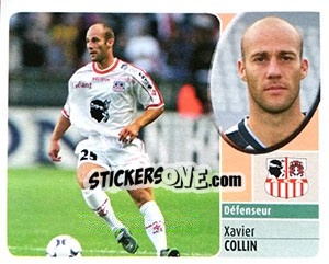 Sticker Xavier Collin - FOOT 2002-2003 n. 4 - Panini