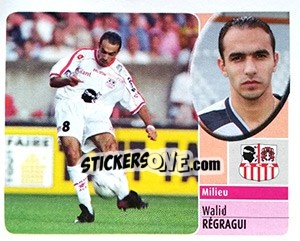 Sticker Walid Régragui - FOOT 2002-2003 n. 5 - Panini
