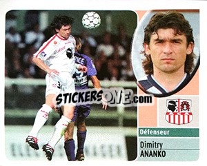 Sticker Dmitri Ananko - FOOT 2002-2003 n. 6a - Panini