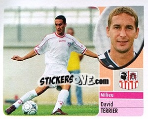 Figurina David Terrier - FOOT 2002-2003 n. 7 - Panini