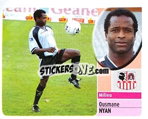 Sticker Ousmane Nyan - FOOT 2002-2003 - Panini