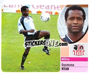 Sticker Ousmane Nyan - FOOT 2002-2003 n. 7a - Panini