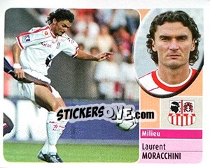 Sticker Laurent Moracchini - FOOT 2002-2003 n. 10 - Panini