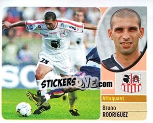 Sticker Bruno Rodriguez - FOOT 2002-2003 n. 12 - Panini