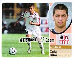 Sticker Xavier Becas - FOOT 2002-2003 n. 14 - Panini