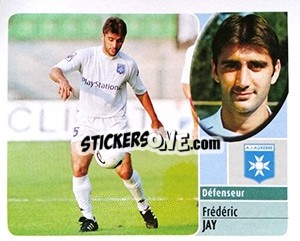 Sticker Frédéric Jay - FOOT 2002-2003 - Panini