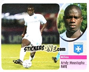 Sticker Amdy Moustapha Faye - FOOT 2002-2003 n. 22 - Panini