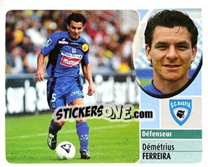Figurina Démétrius Ferreira - FOOT 2002-2003 n. 31 - Panini