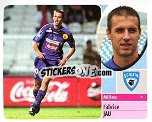 Figurina Fabrice Jau - FOOT 2002-2003 n. 36a - Panini