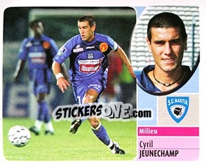 Sticker Cyril Jeunechamp - FOOT 2002-2003 - Panini