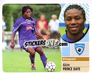 Sticker Akim Prince Daye - FOOT 2002-2003 n. 40a - Panini