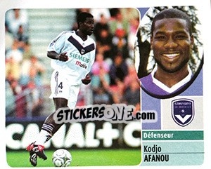 Sticker Kodjo Afanou - FOOT 2002-2003 n. 44 - Panini