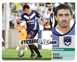 Sticker David Jemmali - FOOT 2002-2003 - Panini