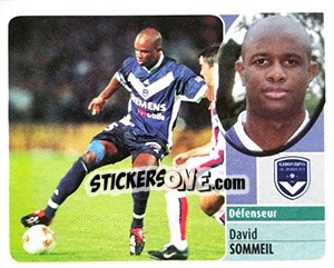 Sticker David Sommeil - FOOT 2002-2003 - Panini