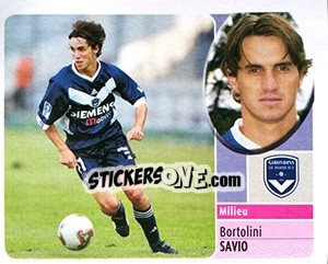 Sticker Bortolini Savio - FOOT 2002-2003 - Panini