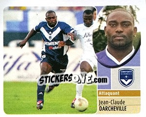 Figurina Jean-Claude Darcheville - FOOT 2002-2003 n. 53 - Panini