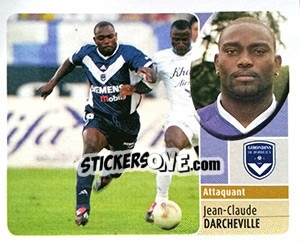 Cromo Jean-Claude Darcheville - FOOT 2002-2003 - Panini